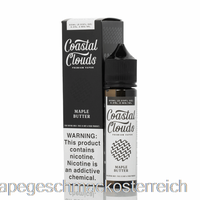 Ahornbutter – Coastal Clouds Co. - 60 Ml 0 Mg Vape-Geschmack